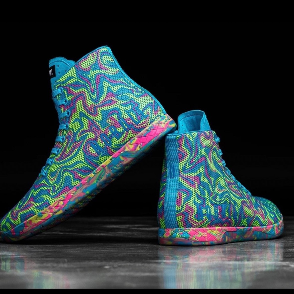 NoBull High Top Swirl Trainers